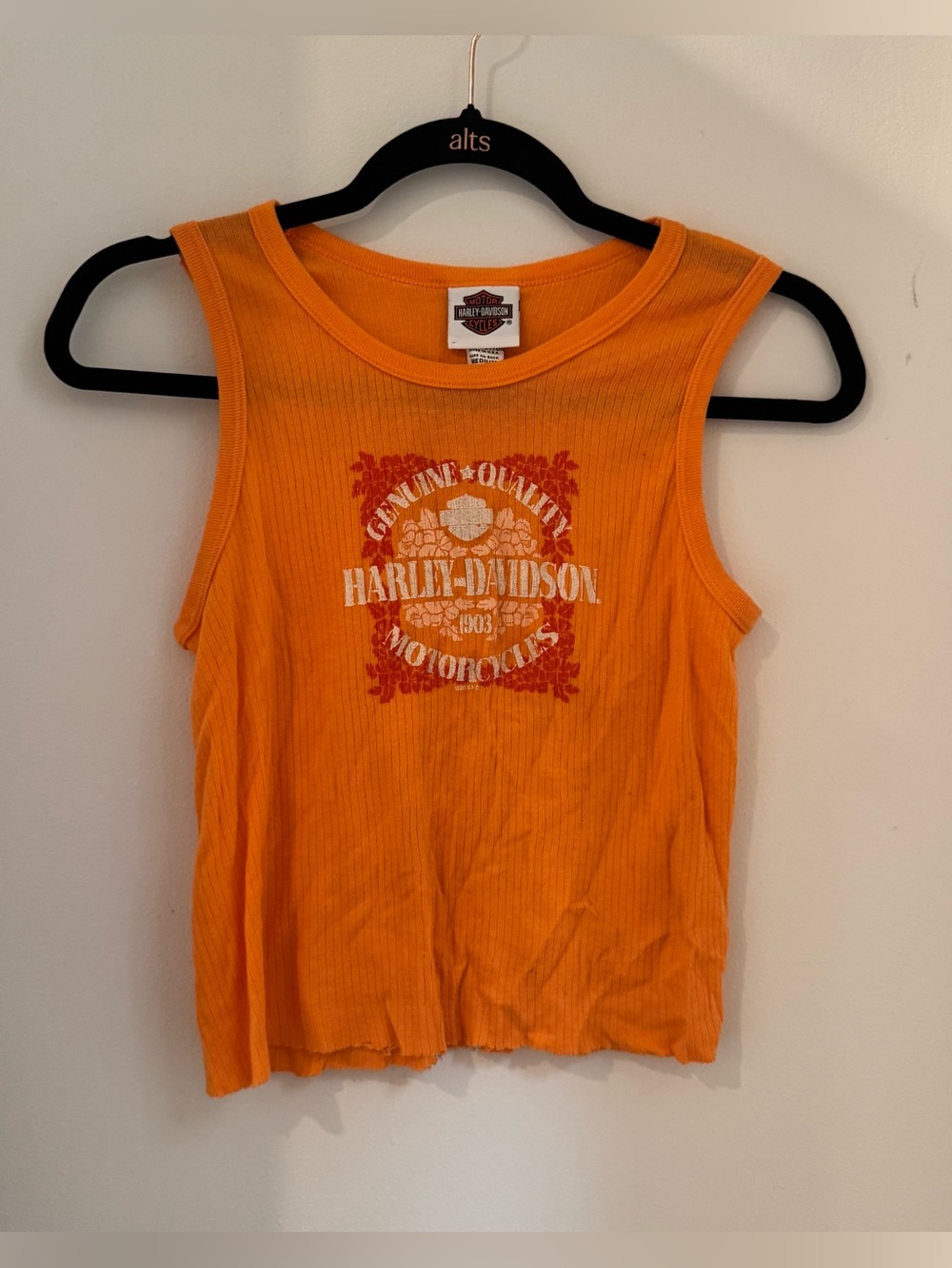 Vintage Harley Davidson Tank
